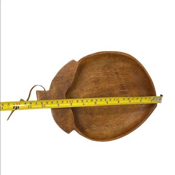 🆕 Wood Lemon Shaped Bowl - Picture 5 of 9